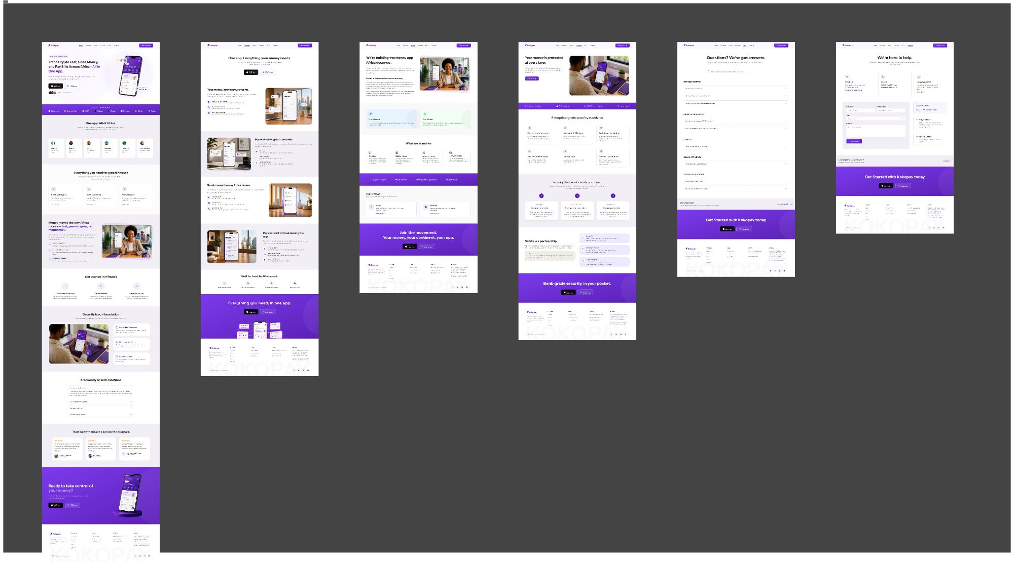 Kokopay website redesign